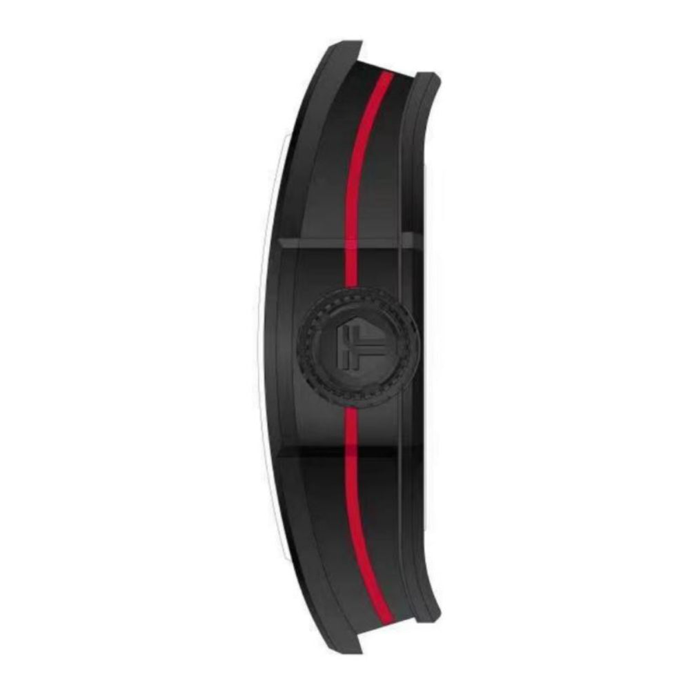 Tsar Bomba Atomic Collection Red & Black FKM Rubber Strap Men's Watch TB8218(1+2)CF-03RD/BK