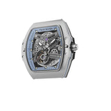 Tsar Bomba Atomic Collection White & Blue FKM Rubber Strap Men's Watch TB8218(1+2)FKM-02WH/LTBU