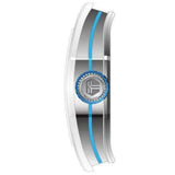 Tsar Bomba Atomic Collection White & Blue FKM Rubber Strap Men's Watch TB8218(1+2)FKM-02WH/LTBU