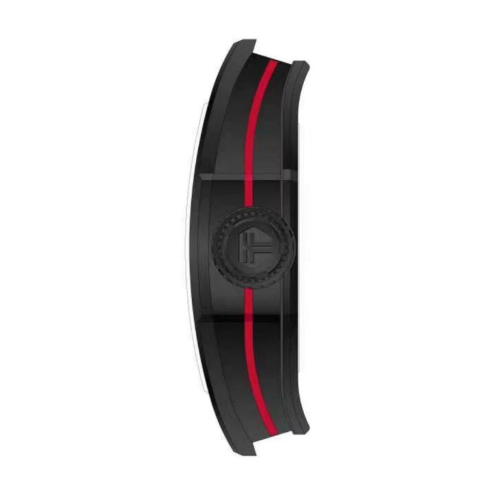 Tsar Bomba Atomic Collection Red & Black FKM Rubber Strap Men's Watch TB8218(1+2)FKM-03BK/RD