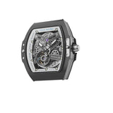 Tsar Bomba Atomic Collection White & Black FKM Rubber Strap Men's Watch TB8218(1+2)FKM-06WH/BK