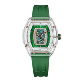 Tsar Bomba Nucleus Femme Green FKM Rubber Strap Women's Watch TB8219L-05