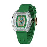 Tsar Bomba Nucleus Femme Green FKM Rubber Strap Women's Watch TB8219L-05