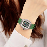 Tsar Bomba Nucleus Femme Green FKM Rubber Strap Women's Watch TB8219L-05