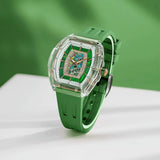 Tsar Bomba Nucleus Femme Green FKM Rubber Strap Women's Watch TB8219L-05