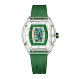 Tsar Bomba Nucleus Femme Green FKM Rubber Strap Women's Watch TB8219LA-01