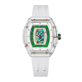 Tsar Bomba Nucleus Femme White FKM Rubber Strap Women's Watch TB8219LA-02 (Arab)