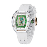 Tsar Bomba Nucleus Femme White FKM Rubber Strap Women's Watch TB8219LA-02 (Arab)
