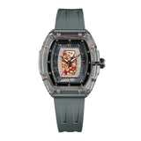 Tsar Bomba Nucleus Femme Grey FKM Rubber Strap Women's Watch TB8219LA-03 (Arab)
