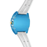 Tsar Bomba Nucleus Femme Light Blue Case White FKM Rubber Strap Women's Watch TB8220L-02
