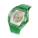 Tsar Bomba Nucleus Femme Green FKM Rubber Strap Women's Watch TB8220L-03