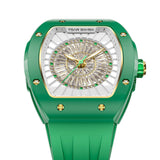 Tsar Bomba Nucleus Femme Green FKM Rubber Strap Women's Watch TB8220L-03
