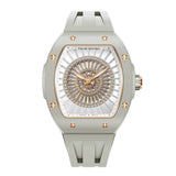 Tsar Bomba Nucleus Femme Grey FKM Rubber Strap Women's Watch TB8220L-04