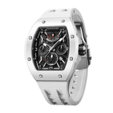 Tsar Bomba Atomic White FKM Rubber Strap Men's Watch TB8222C-01
