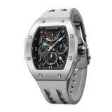 Tsar Bomba Atomic Grey FKM Rubber Strap Men's Watch TB8222C-04