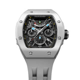 Tsar Bomba Atomic Grey FKM Rubber Strap Men's Watch TB8222C-04