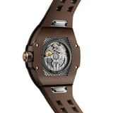 Tsar Bomba Atomic Brown FKM Rubber Strap Men's Watch TB8222C-05