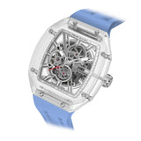 Tsar Bomba Light Matter Light Blue FKM Rubber Strap Men's Watch TB8223(1+1)-02