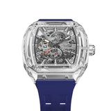 Tsar Bomba Light Matter Clein Blue FKM Rubber Strap Men's Watch TB8223(1+1)-03