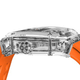 Tsar Bomba Light Matter Orange FKM Rubber Strap Men's Watch TB8223(1+1)-06