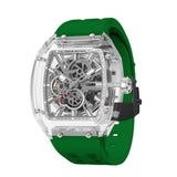 Tsar Bomba Light Matter Green FKM Rubber Strap Men's Watch TB8223(1+1)-08