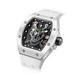 Tsar Bomba Atomic White FKM Rubber Strap Men's Watch TB8226C(1+1)-01