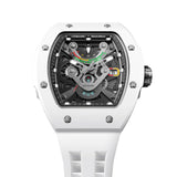 Tsar Bomba Atomic White FKM Rubber Strap Men's Watch TB8226C(1+1)-01
