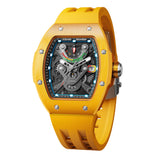 Tsar Bomba Atomic Yellow FKM Rubber Strap Men's Watch TB8226C(1+1)-03