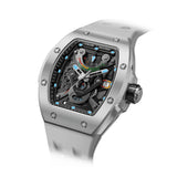 Tsar Bomba Atomic Ghost Grey FKM Rubber Strap Men's Watch TB8226C(1+1)-04