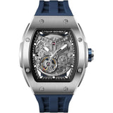 Tsar Bomba Elemental Blue Tech Fluororubber Strap Men's Watch TB8228A-01