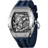 Tsar Bomba Elemental Blue Tech Fluororubber Strap Men's Watch TB8228A-01