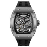 Tsar Bomba Automatic Black Silicone Strap Men's Watch TB8228T-01