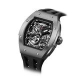 Tsar Bomba Automatic Black Silicone Strap Men's Watch TB8228T-01