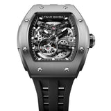 Tsar Bomba Automatic Black Silicone Strap Men's Watch TB8228T-01