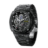 Tsar Bomba Electron Series Black/Grey Carbon Fiber Strap Men's Watch TB8401(1+1)CF-02