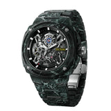 Tsar Bomba Electron Series Black/Blue Carbon Fiber Strap Men's Watch TB8401(1+1)CF-03