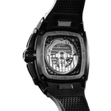 Tsar Bomba Dark Matter Series Black FKM Rubber Strap Men's Watch TB8601-01