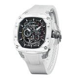 Tsar Bomba Dark Matter Series White FKM Rubber Strap Men's Watch TB8601-02