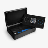 Tsar Bomba Dark Matter Series Black/Blue FKM Rubber Strap Men's Watch TB8602-01
