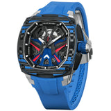 Tsar Bomba Dark Matter-Interchangeable Automatic FKM Rubber Strap Men's Watch TB8603-01