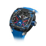 Tsar Bomba Dark Matter-Interchangeable Automatic FKM Rubber Strap Men's Watch TB8603-01
