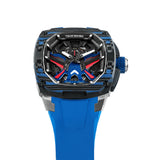 Tsar Bomba Dark Matter-Interchangeable Automatic FKM Rubber Strap Men's Watch TB8603-01