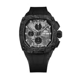 Tsar Bomba Dark Matter-Interchangeable Automatic FKM Rubber Strap Men's Watch TB8604-01