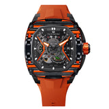 Tsar Bomba Dark Matter Series Orange FKM Rubber Strap Men's Watch TB8605-03