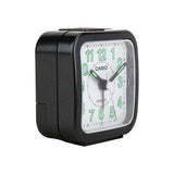Casio Clock White Dial Black Case Alarm Clock TQ-141-1DUDF-P