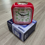 Casio Standard Traveller's Red Resin Table Clock TQ-142-4D-P