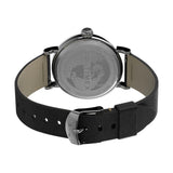 Timex Standard Peanuts Black Leather Strap Unisex Watch TW2U72200