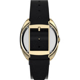 Timex Q Black Leather Strap Men's Watch TW2V25400