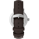 Timex Indiglo White Dial Brown Leather Strap Men Watch TW2V27800
