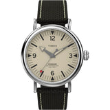 Timex Standard Black Fabric Strap Men Watch TW2V44100